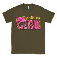 Army Green southern girl western Classic Tee - texasbilliewilder