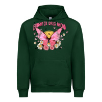 Forest Green brighter days ahead Urban Hoodie - MaliasSmallBusiness