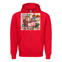 Red yeehaw western Zipper Hoodie - Zillion Design Studio