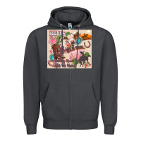 Smoke yeehaw western Zipper Hoodie - Zillion Design Studio