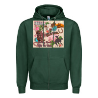 Sports Green yeehaw western Zipper Hoodie - Zillion Design Studio