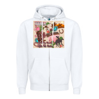 White yeehaw western Zipper Hoodie - Zillion Design Studio