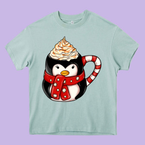 Coffee Cups Animal Heavy Core Tee Designed By Cowhidedigitalart