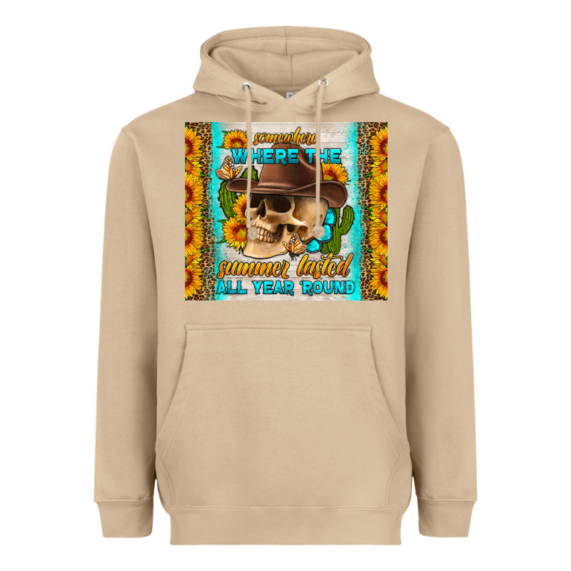 Somewhere Where The Summer Lasted All Year Around Tumbler Heavyweight Hoodie by HRA Design Shop | Teevron