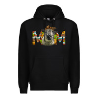 Black Western Hampshire Sheep Mom Premium Hoodie - LillyAllenDesigns