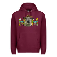 Burgundy Western Hampshire Sheep Mom Premium Hoodie - LillyAllenDesigns