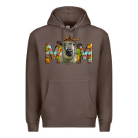 Coffee Western Hampshire Sheep Mom Premium Hoodie - LillyAllenDesigns