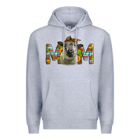 Heather Grey Western Hampshire Sheep Mom Premium Hoodie - LillyAllenDesigns