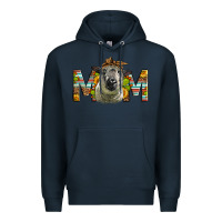 Navy Western Hampshire Sheep Mom Premium Hoodie - LillyAllenDesigns