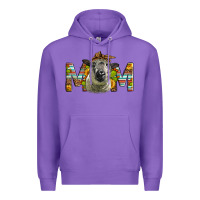Purple Western Hampshire Sheep Mom Premium Hoodie - LillyAllenDesigns