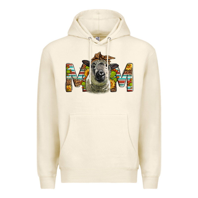 Western Hampshire Sheep Mom Premium Hoodie by LillyAllenDesigns | Teevron