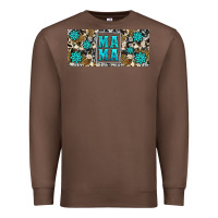Chestnut western cowhide mama 16oz libbey glass Premium Sweatshirt - HRA Design Shop