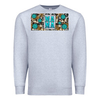 Heather Grey western cowhide mama 16oz libbey glass Premium Sweatshirt - HRA Design Shop