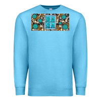 Ocean Blue western cowhide mama 16oz libbey glass Premium Sweatshirt - HRA Design Shop