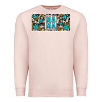 Pale Pink western cowhide mama 16oz libbey glass Premium Sweatshirt - HRA Design Shop
