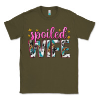Army Green spoiled wife Classic Tee - texasbilliewilder