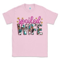 Bubblegum Pink spoiled wife Classic Tee - texasbilliewilder