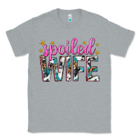 Heather Grey spoiled wife Classic Tee - texasbilliewilder