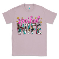 Lilac spoiled wife Classic Tee - texasbilliewilder