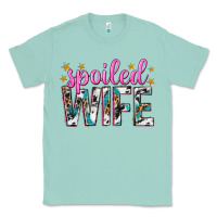 Seafoam spoiled wife Classic Tee - texasbilliewilder