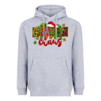 Heather Grey Christmas granna claus Heavyweight Hoodie - FaDigitalArtStudio