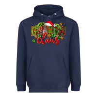 Navy Christmas granna claus Heavyweight Hoodie - FaDigitalArtStudio