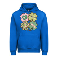 Cobalt st patricks day clover Urban Hoodie - MaliasSmallBusiness