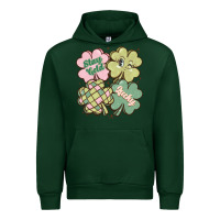 Forest Green st patricks day clover Urban Hoodie - MaliasSmallBusiness