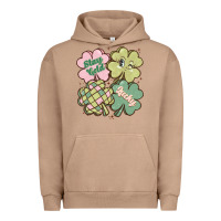 Pigment Burro st patricks day clover Urban Hoodie - MaliasSmallBusiness