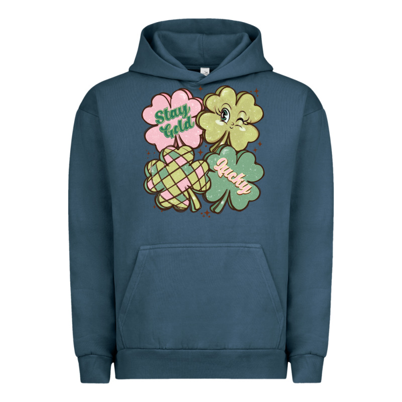St Patricks Day Clover Urban Hoodie by MaliasSmallBusiness | Teevron