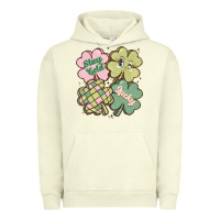 Pigment Pistachio st patricks day clover Urban Hoodie - MaliasSmallBusiness