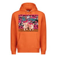 Carrot be mine valentine's day pigs Premium Hoodie - Jasminsmagicworld