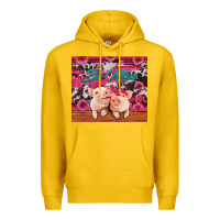 Lemon be mine valentine's day pigs Premium Hoodie - Jasminsmagicworld