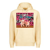 Pina Colada be mine valentine's day pigs Premium Hoodie - Jasminsmagicworld