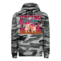Slate Camo be mine valentine's day pigs Premium Hoodie - Jasminsmagicworld