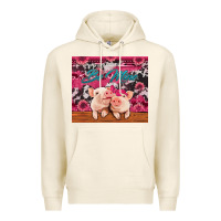 Tofu be mine valentine's day pigs Premium Hoodie - Jasminsmagicworld
