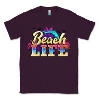 Plum beach life Classic Tee - BarkalooDesign
