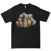 Black brown flowered cactus Premium Tee - LillyAllenDesigns