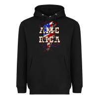 Black America 4th of July Heavyweight Hoodie - CowGirlArtShop