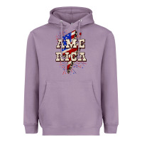 Lavender America 4th of July Heavyweight Hoodie - CowGirlArtShop