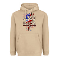 Mushroom America 4th of July Heavyweight Hoodie - CowGirlArtShop