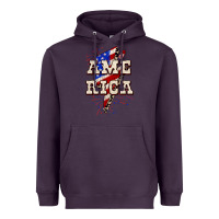 Plum America 4th of July Heavyweight Hoodie - CowGirlArtShop