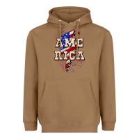 Toasted Coconut America 4th of July Heavyweight Hoodie - CowGirlArtShop