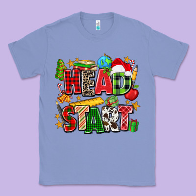Head Start Christmas Classic Tee Designed By Zillion Design Studio