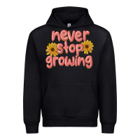 Black never stop growing Urban Hoodie - MaliasSmallBusiness