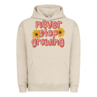 Pigment French Oak never stop growing Urban Hoodie - MaliasSmallBusiness