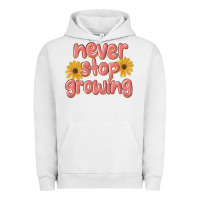 Pigment Lunar Rock never stop growing Urban Hoodie - MaliasSmallBusiness