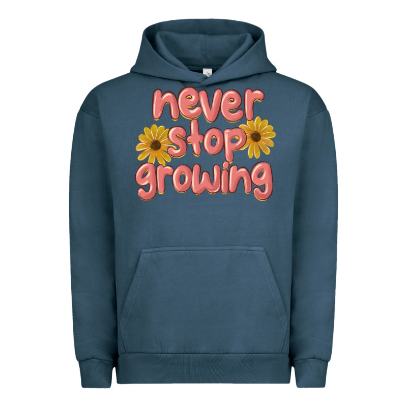 Never Stop Growing Urban Hoodie by MaliasSmallBusiness | Teevron