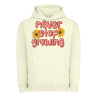 Pigment Pistachio never stop growing Urban Hoodie - MaliasSmallBusiness