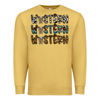 Antique Gold western western western Premium Sweatshirt - CowhideDigitalArt